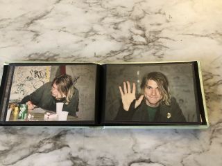 Rare Photobook Nirvana Up Close 4x6 Real Photos 1991 Kurt Cobain