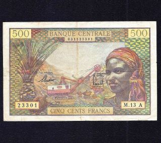 Equatorial African States 500 Francs 1963 Chad P - 4e Avf