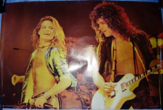 Van Halen 1979 Pace International Scotland Poster Vintage