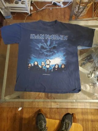 Iron Maiden Brave World Concert Tour T Shirt 2000 Xxl