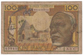 Congo Equatorial African States 100 Francs Pick 3 C Look Scans