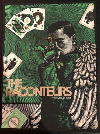 The Raconteurs Screen Printed Poster - Charlotte,  Nc - 8/18/19 - The Fillmore