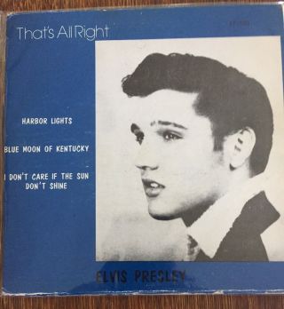 Rare Elvis Presley Sun Records Ep 100 That 