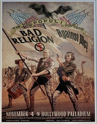 Bad Religion And Against Me - - Hollywood Palladium - - The Vox Populi Tour 2016