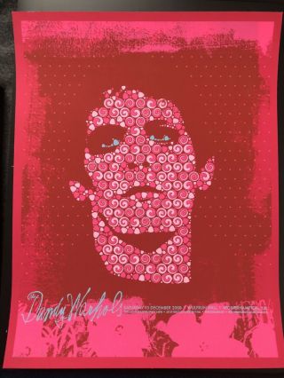 Lou Reed On Dandy Warhols Concert Poster By Todd Slater S/n.  Velvet Underground