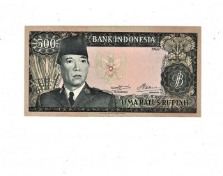 Indonesia 1960 500 Rupiah Xf/au Pba