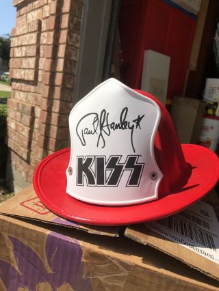 Kiss Fire Helmet Paul Stanley 2008 With Tags