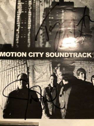 Motion City Soundtrack Signed I Am The Movie Poster Rare Early 2