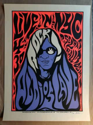 Audioslave 2005 Concert Poster - Nyc,  Ny - Jermaine Rogers Signed A/p