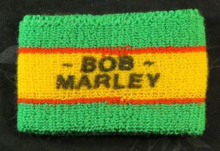 1980 Bob Marley Wrist Band Concert Merchandise On The European Tour