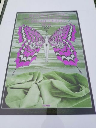 Iron Butterfly - Velvet Underground - Chrome Cycus - Avalon Poster 1968 - Fd 122