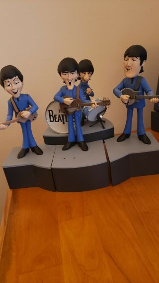 Beatles Toy Figures | 2005 | Licensed | Paul John George Ringo Retro Action Band