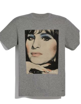 Coach X Richard Bernstein Barbra Streisand Xlarge Funny Girl Gray T Shirt,  Nwt
