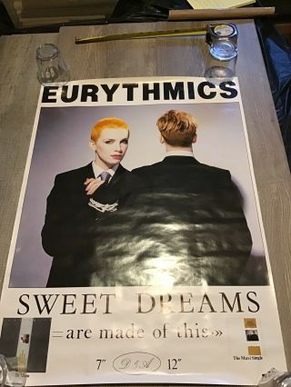 Eurythmics Annie Lennox Sweet Dreams Promo Poster