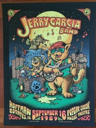 Jerry Garcia Band Poster - Garcialive Vol.  13 Matt Leunig Artist Ap
