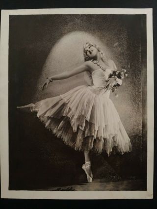 Nickolas Muray Embossed Ballet Photograph Of Famous Dancer Doris Niles 1928