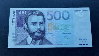 Estonia 500 Krooni 2007 Unc