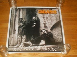 3rd Bass Derelicts Of Dialect 23 X 23 Promo Poster 1991 Album Cover Art