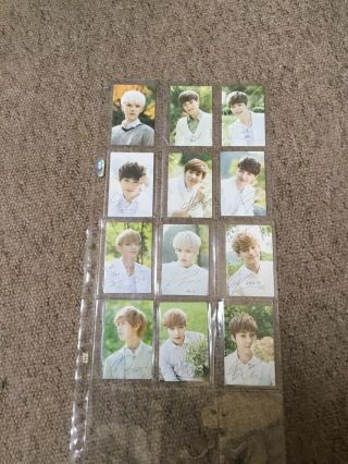Exo Official Nature Republic Limited Version 1 Full Set Photocards