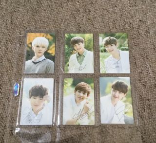 EXO Official Nature Republic Limited Version 1 Full Set Photocards 2
