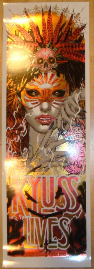 2013 Kyuss Lives - Australian Tour Concert Poster By Rhys Cooper