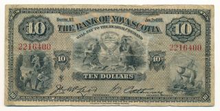 The Bank Of Nova Scotia 10 Dollars 1935 2216400 - F