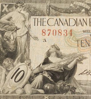 1935 Canadian Bank Of Commerce $10.  Logan & Arscott Signed.  Type 2.
