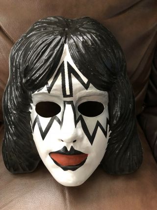Vintage Kiss 1978 Aucoin Ace Frehley Halloween Mask -