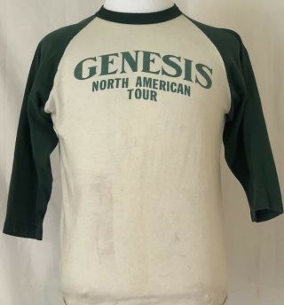 Genesis 1976 Trick Of The Tail North American Tour Shirt Size Large