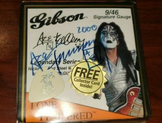 Ace Frehley Signed Autographed Gibson Guitar Strings 2000 Kiss