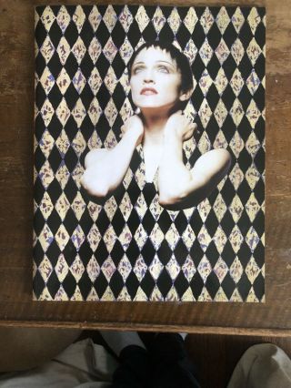 MADONNA 1993 Girlie Show Tour Program with MASK & Fan Club Form & Onion Papers 2