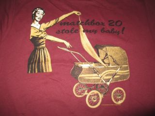 1997 Matchbox 20 " Stole My Baby " Crew Concert Tour (lg) T - Shirt