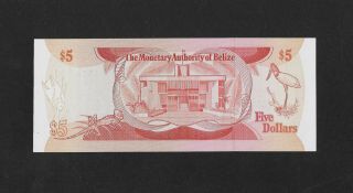 UNC 5 dollars 1980 BELIZE England 2