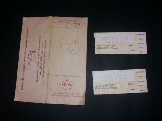 Elvis Presley Concert Ticket Stubs From May 2,  1977 Chicago Stadium