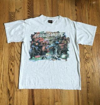 Soundgarden Superunknown 1994 Brockum T Shirt Grey,  Sz.  Large - Concert T Shirt