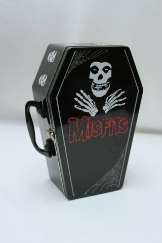 The Misfits Coffin Lunchbox Tin Fiend Club Spiderwebs Collectible