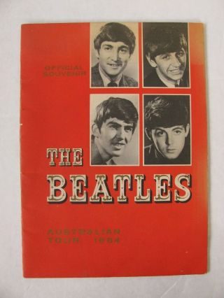The Beatles 1964 Australian Tour Program 1964