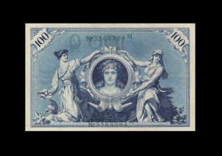 7.  2.  1908 Germany 100 Mark " Berlin " ( (aunc))