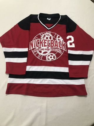 Nickelback Hockey Jersey - Here And Now Concert Tour 2012 Adult Size M
