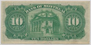 CANADA BANK OF MONTREAL 10 DOLLARS 1938 356596 - F 2