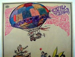 Sparta Poster Print 1967 The Beatles Monkees Psychedelic Hippy Peace Love Bands 2