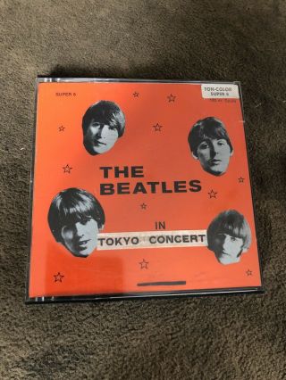 8 Film Reel Rare - The Beatles In Tokyo Concert - Ton Colour - 120 M Spule