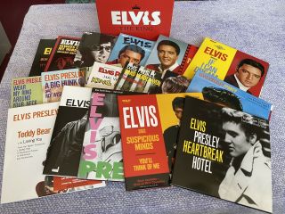 Elvis Presley - The King,  Rare Deleted 18 - Cd Singles Box Set,  Bonus