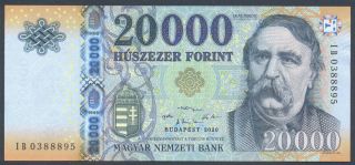 Hungary 20.  000 Forint 2020 Unc