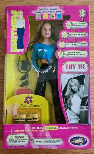 Yaboom Britney Spears ‘you Drive Me Crazy’ Singing Doll - Black Trousers