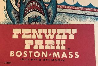 Phish Fenway Park 2019 Your Cinema Limited Edition Concert Poster Print 3