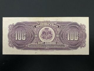Haiti 1979 100 Gourdes Uncirculated Banknote 2