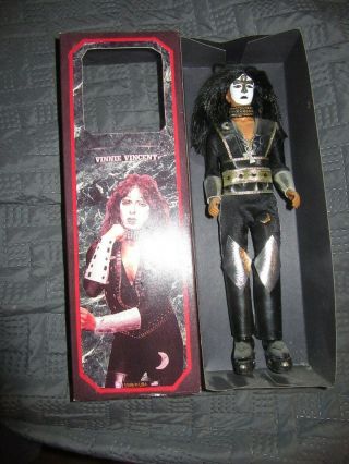 Kiss 12 Inch Figure Doll Vinnie Vincent Creatures Ankh Boxed Custom Invasion