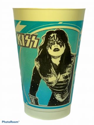 Kiss Band Ace Frehley 1978 Vintage Aucoin Majik Market Cup 4 Rock N Roll 70s