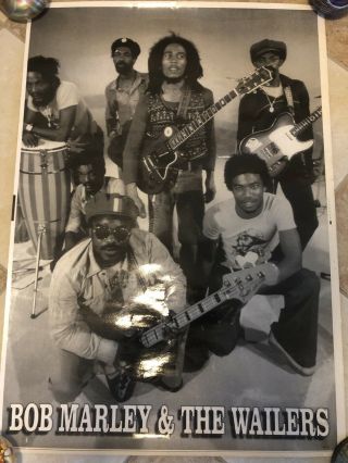 Bob Marley And The Wailers Poster Photo Concert Vintage